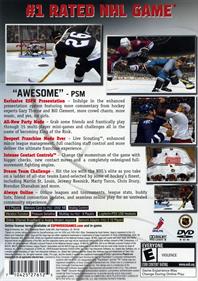 ESPN NHL 2K5 - Box - Back Image