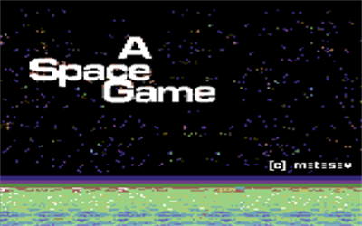 A Space Game - Screenshot - Game Title Image