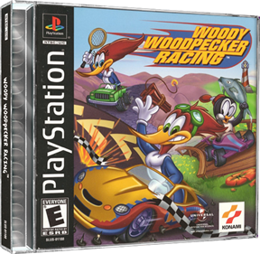 Woody Woodpecker Racing - Box - 3D Image
