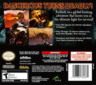 Cabela's Dangerous Hunts 2011 - Box - Back Image
