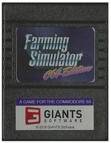 Farming Simulator: C64 Edition - Cart - Front Image