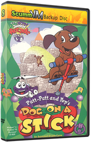 Putt-Putt and Pep's Dog on a Stick - Box - 3D Image