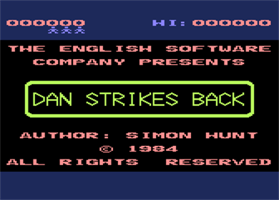 Dan Strikes Back - Screenshot - Game Title Image