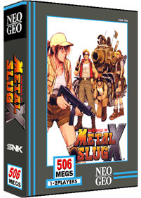 Metal Slug X - Box - 3D Image