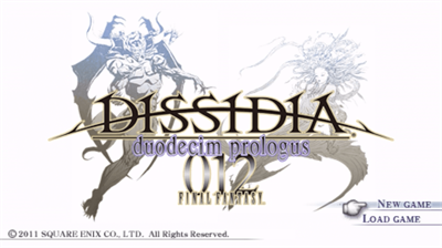 Dissidia 012 Prologus: Final Fantasy - Screenshot - Game Title Image