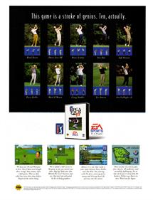 PGA Tour Golf III - Advertisement Flyer - Front Image