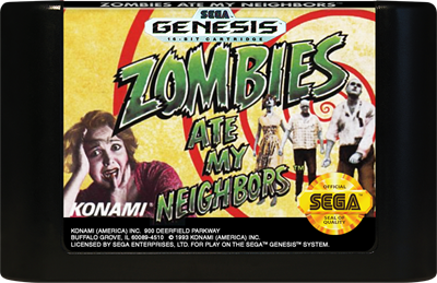 Zombies Ate My Neighbors - Cart - Front Image
