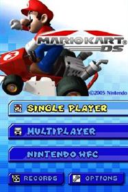 Mario Kart DS - Screenshot - Game Title Image