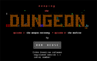 Reaping the Dungeon - Screenshot - Game Title Image