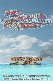 Yu-Gi-Oh! GX Spirit Caller - Screenshot - Game Title Image