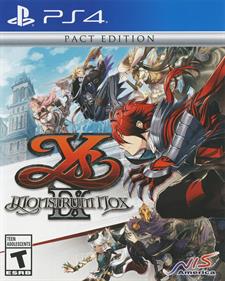 Ys IX: Monstrum Nox - Box - Front Image