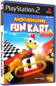 Moorhuhn: Fun Kart 2008 - Box - 3D Image