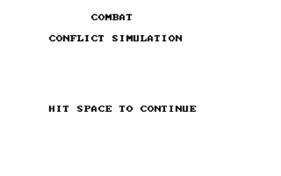 Combat: Conflict Simulation - Screenshot - Game Title Image