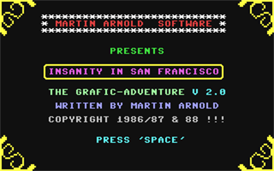 Insanity in San Francisco - Screenshot - Game Title Image