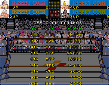 The Main Event - Screenshot - High Scores Image