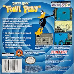 Daffy Duck: Fowl Play - Box - Back Image