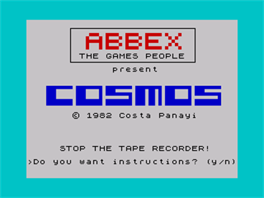 Cosmos: The Ultimate Challenge - Screenshot - Game Title Image