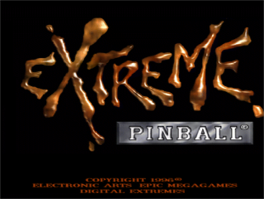 Extreme Pinball - Screenshot - Game Title Image