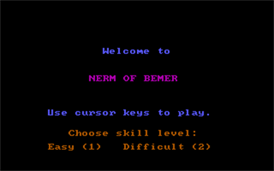 The Worm of Bemer - Screenshot - Game Title Image