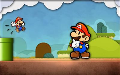 Super Mario Bros Flashback - Fanart - Background Image