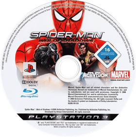 Spider-Man: Web of Shadows - Disc Image