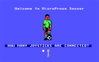Keith Van Eron's Pro Soccer - Screenshot - Game Title Image