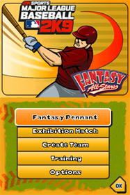 Major League Baseball 2K9: Fantasy All-Stars - Screenshot - Game Title Image