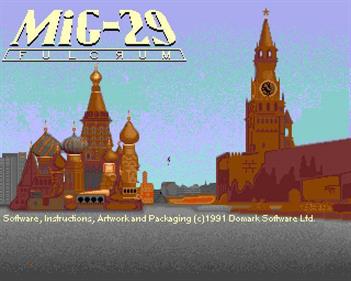 MiG 29 Fulcrum - Screenshot - Game Title Image