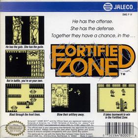 Fortified Zone - Box - Back Image