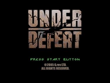 Under Defeat - Screenshot - Game Title Image