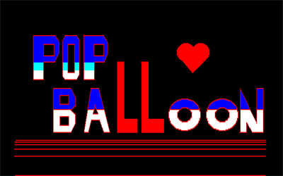 Pop Balloon - Screenshot - Game Title Image