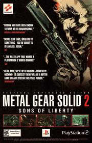 Metal Gear Solid 2: Sons of Liberty - Advertisement Flyer - Front Image