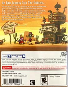 SteamWorld Dig - Box - Back Image