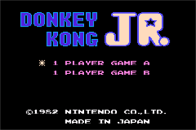 E-Reader Donkey Kong Jr. - Screenshot - Game Title Image