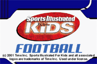 Sports Illustrated for Kids: Football - Screenshot - Game Title Image
