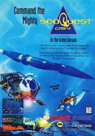 seaQuest DSV - Advertisement Flyer - Front Image