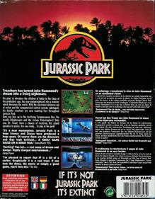Jurassic Park - Box - Back Image