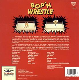 Bop'N Wrestle - Box - Back Image