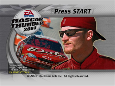 NASCAR Thunder 2003 - Screenshot - Game Title Image