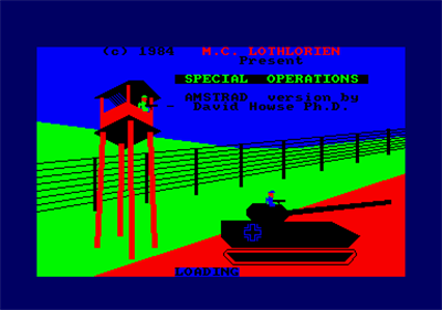 Special Operations - Screenshot - Game Title Image