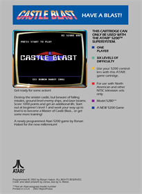 Castle Blast - Box - Back - Reconstructed Image