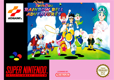 Pop'n TwinBee: Rainbow Bell Adventures - Fanart - Box - Front Image