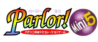Parlor! Mini 5: Pachinko Jikki Simulation Game - Clear Logo Image