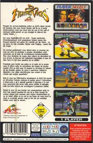 Fighting Vipers - Box - Back Image