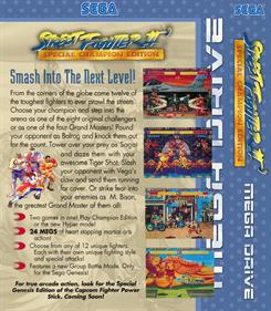 Street Fighter II': Special Champion Edition - Fanart - Box - Back Image