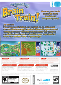 The Amazing Brain Train - Box - Back Image