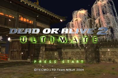 Dead or Alive Ultimate - Screenshot - Game Title Image