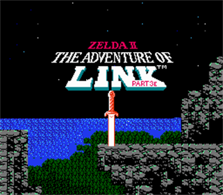 Zelda II: Part 3 - Screenshot - Game Title Image