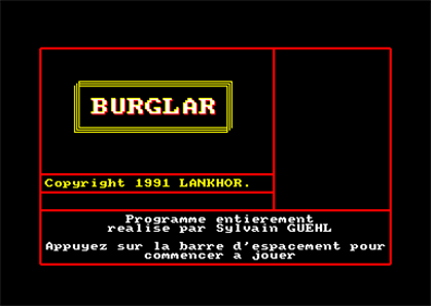 Burglar - Screenshot - Game Title Image