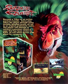 Savage Quest - Advertisement Flyer - Front Image